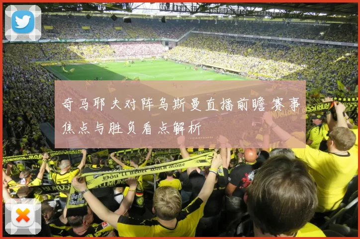 奇马耶夫对阵乌斯曼直播前瞻 赛事焦点与胜负看点解析